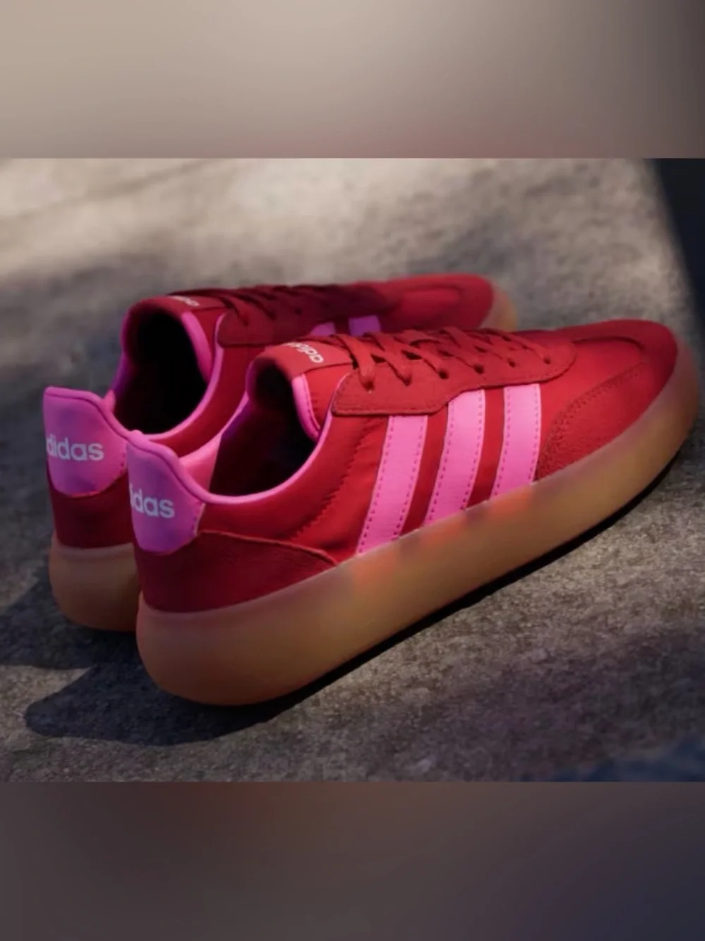 adidas Barreda Decode Shoes Women’s Sz 7 Scarlett/Pink/Gum - Picture 7 of 9